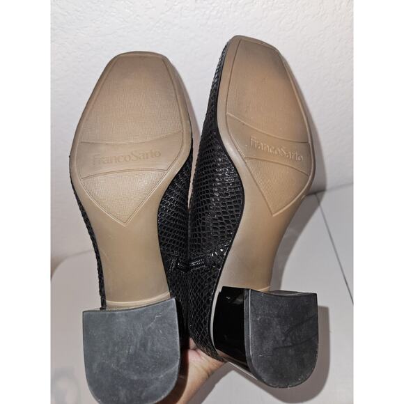 Franco Sarto Women's Marquee Ankle Boot Black Snake MSRP Size 6 $104 - Picture 9 of 12